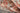 Red Oriental area rug 4' X 6' - full product view on white background