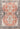 Red Oriental area rug 5'6" X 8 - styled in a living room