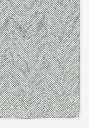 Blue area rug 9' X 12' - close-up of pattern and texture