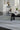 Grey Wool area rug 3'6" X 5 - styled in a living room