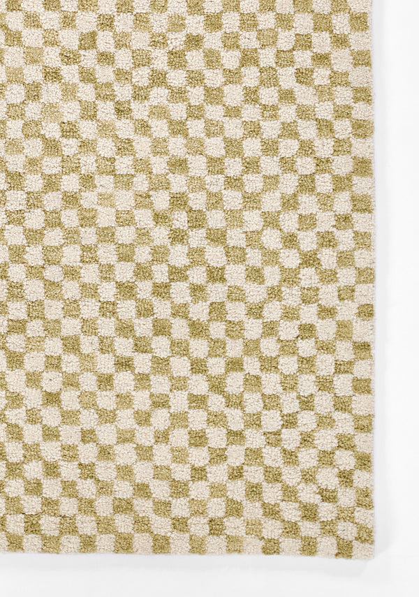 Hand Tufted Wool Green Contemporary Area Rug – 2' x 3' | Charles by Momeni lifestyle