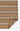 Brown area rug 1 9' X 12 - overhead flat lay view