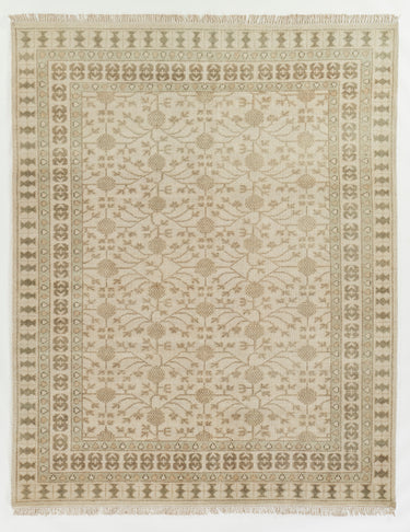 Sudbury Beige Hand Knotted Area Rug, Concord CRD-2 5'6" X 8'6"