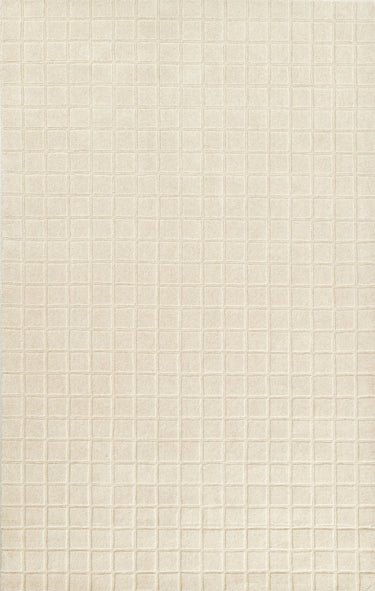 Momeni Contour 100% Wool Ivory Area Rug, 2' X 3'