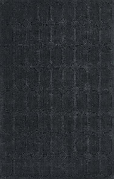 Navy Hand Loomed Area Rug, Contour CON-2 6' X 9'