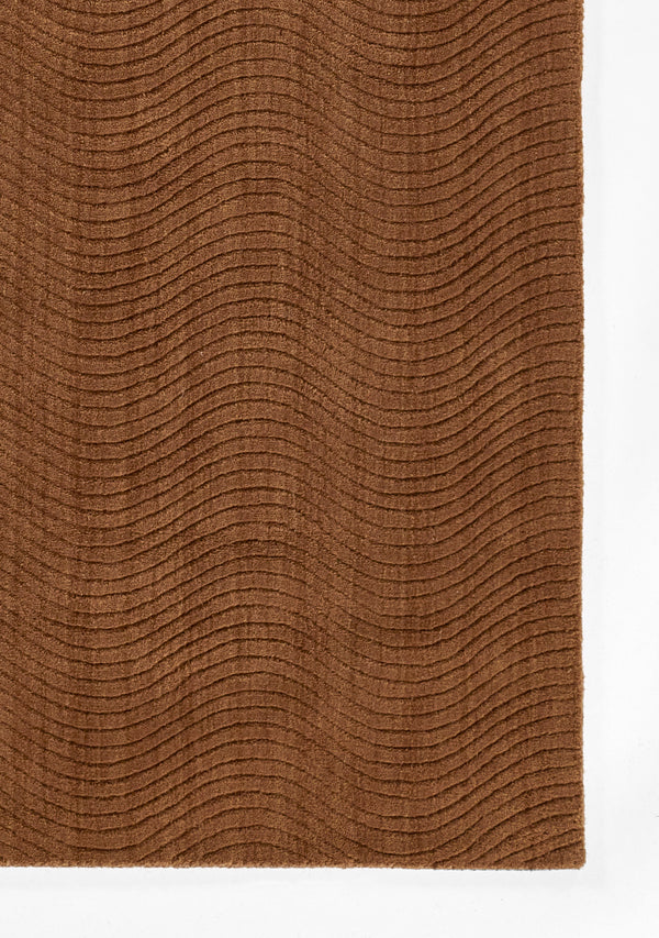 Hand Loomed Wool Brown Contemporary Area Rug – 5' x 8' | Contour by Momeni lifestyle