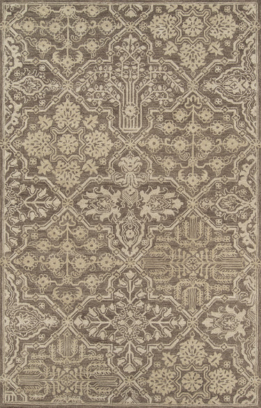 Momeni Cosette 100% Wool Brown Area Rug, 5' X 8'