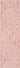 Pink area rug 9'6" X 13 - detail shot showing pile and weave