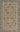 Blue Floral area rug 3'6" X 5 - styled in a living room