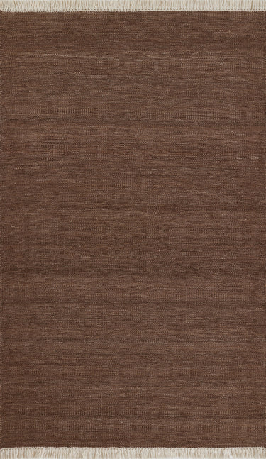 Cove Brown Area Rug - CV-01 Handwoven, 2' X 3'