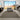 Grey Polyester area rug 2'3" X 8 - corner detail and border