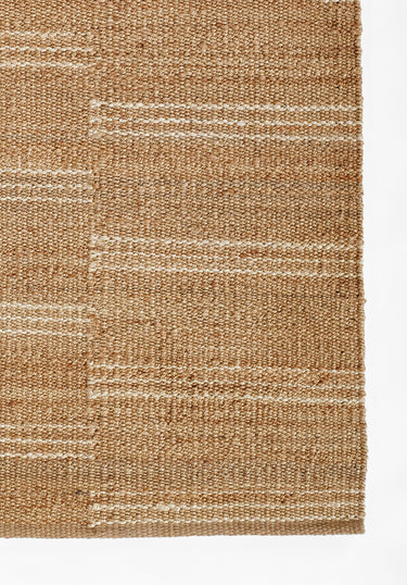 Natural area rug 3'6" X 5 - close-up of pattern and texture