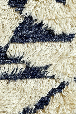 Nomad Ivory Navy Area Rug