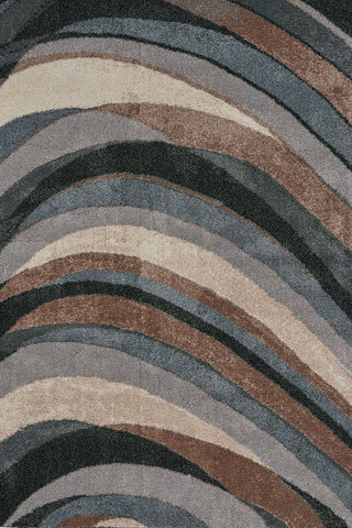 Mineral-Wave Blue Slate Area Rug