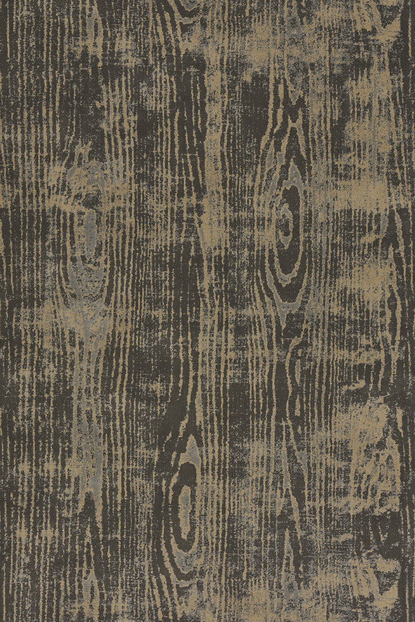 Woodgrain Charcoal Area Rug