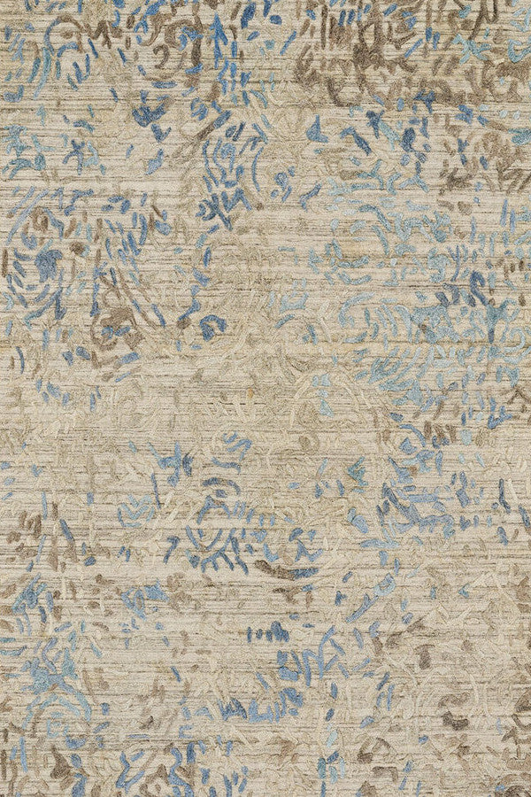 Goa Garden Blue Slate Area Rug