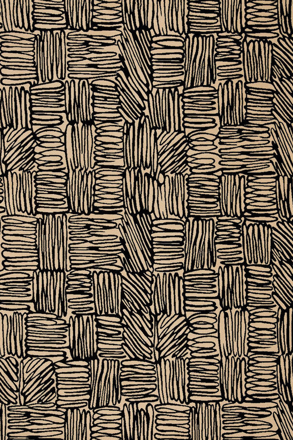 Doodles Raven Area Rug