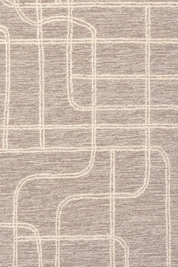 Lineas Graphite Area Rug