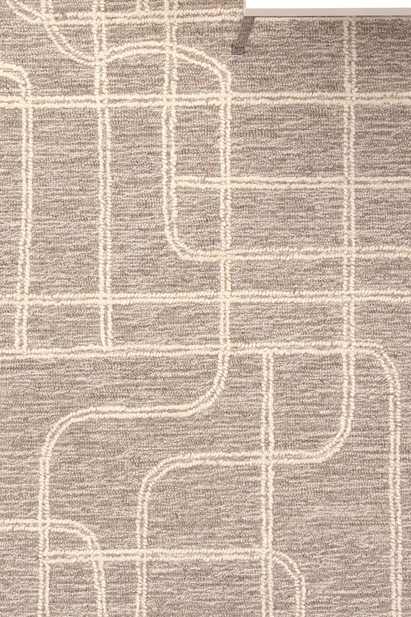 Lineas Graphite Area Rug