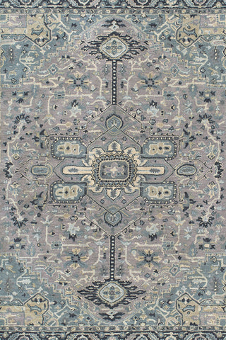 Izmir-Serapi Grey Blue Area Rug