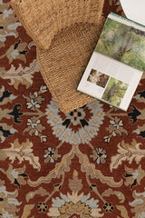 Azari-Keshan Terra Cotta Area Rug