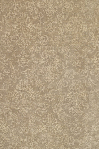 Gotham Damask Twine Area Rug