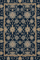 Metropolis-Ushak Navy Area Rug
