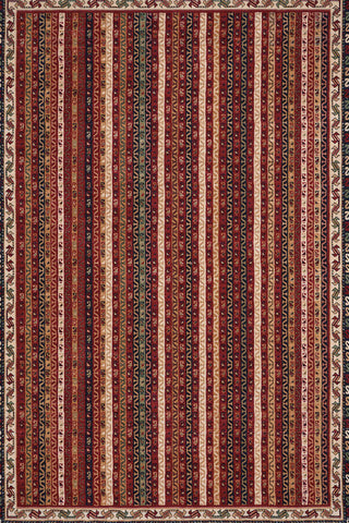 Tribute-Bazaar Deep Red Area Rug
