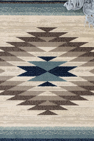 Jules-Navajo Silver Area Rug