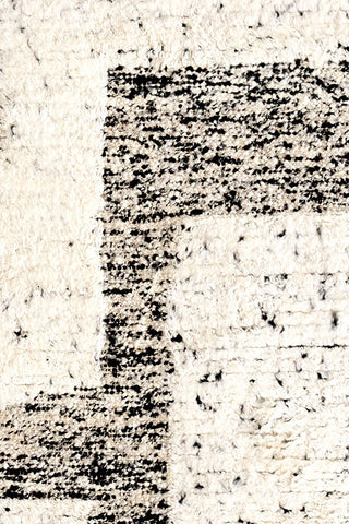 Aria Black White Area Rug