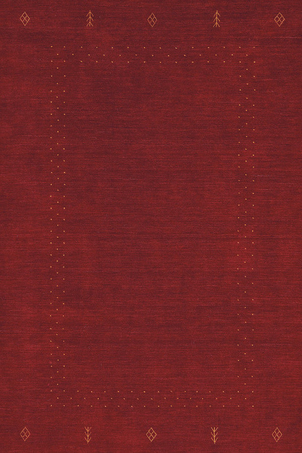 Simply Gabbeh Red Clay Area Rug