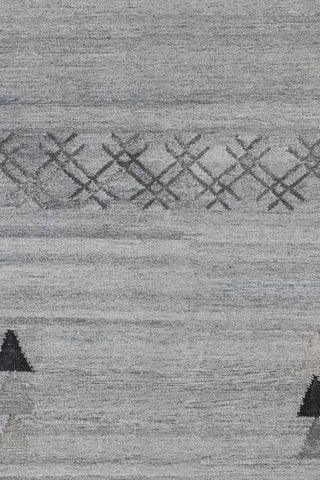 Vintage Moroc Black Gray Area Rug