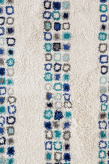 Cobblestone Cream Blue Area Rug