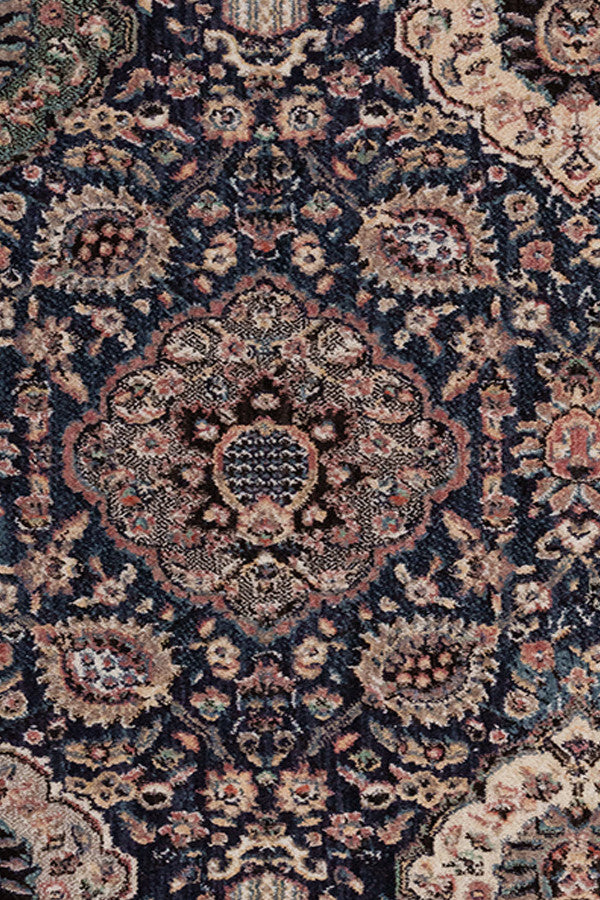 Bosphorus-Bahktiar Navy Area Rug