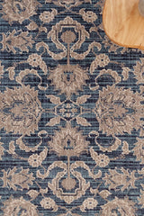 Bosphorus-Keshan Blue Area Rug