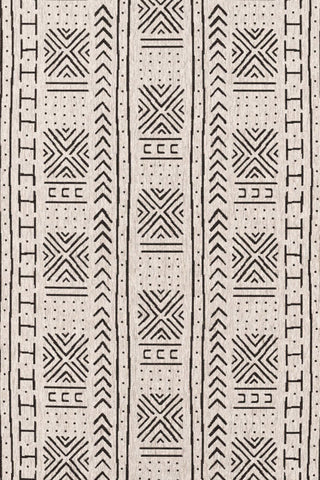 Finesse-Mali Cloth Noir Area Rug