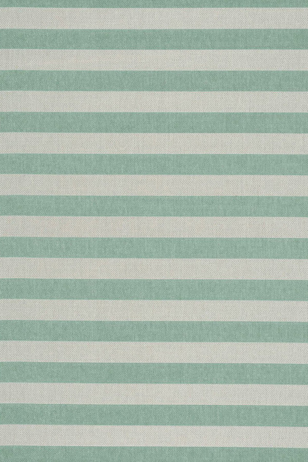 Finesse-Stripe Spa Blue Area Rug
