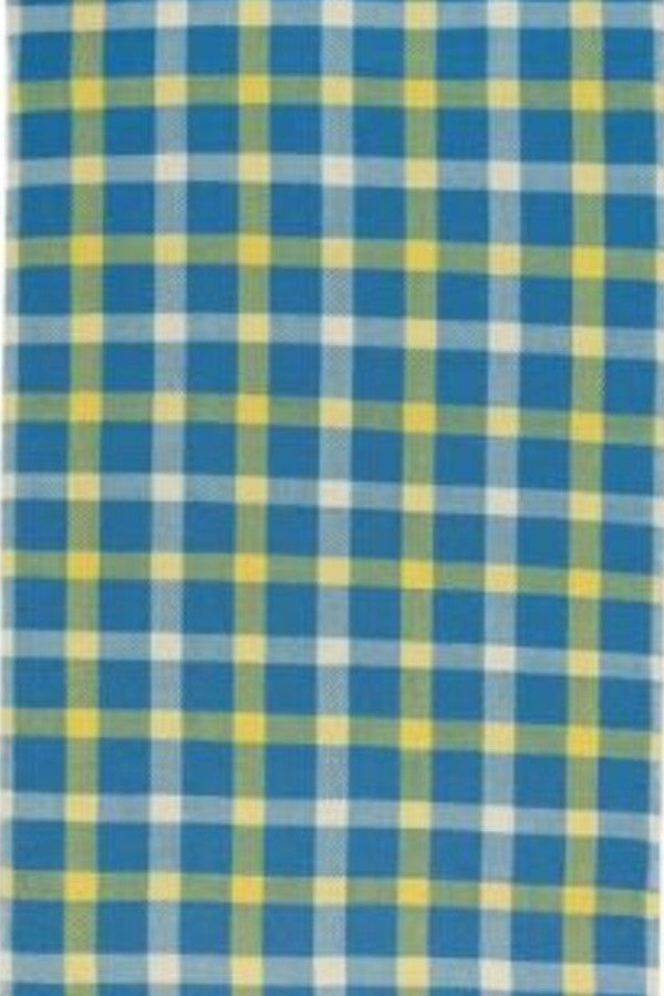 Beach Club Plaid Provincial Blue Area Rug