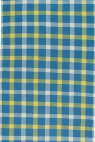 Beach Club Plaid Provincial Blue Area Rug