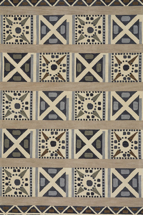 Clayton Greige Area Rug