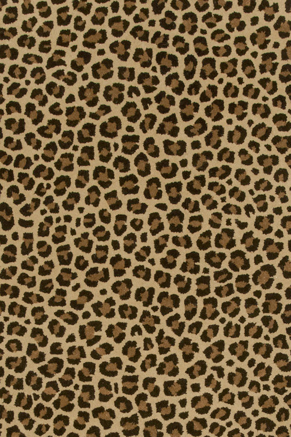 Safari-Leopard Brown Area Rug