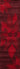 Red area rug 8' X 10' - overhead flat lay view