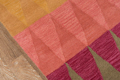 Delhi DL-59 Red Wool Hand-Tufted Area Rug – 100% Wool Indoor Rectangle Rug