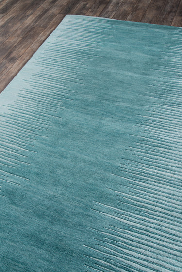 Blue area rug 8' X 10' - close-up of pattern and texture