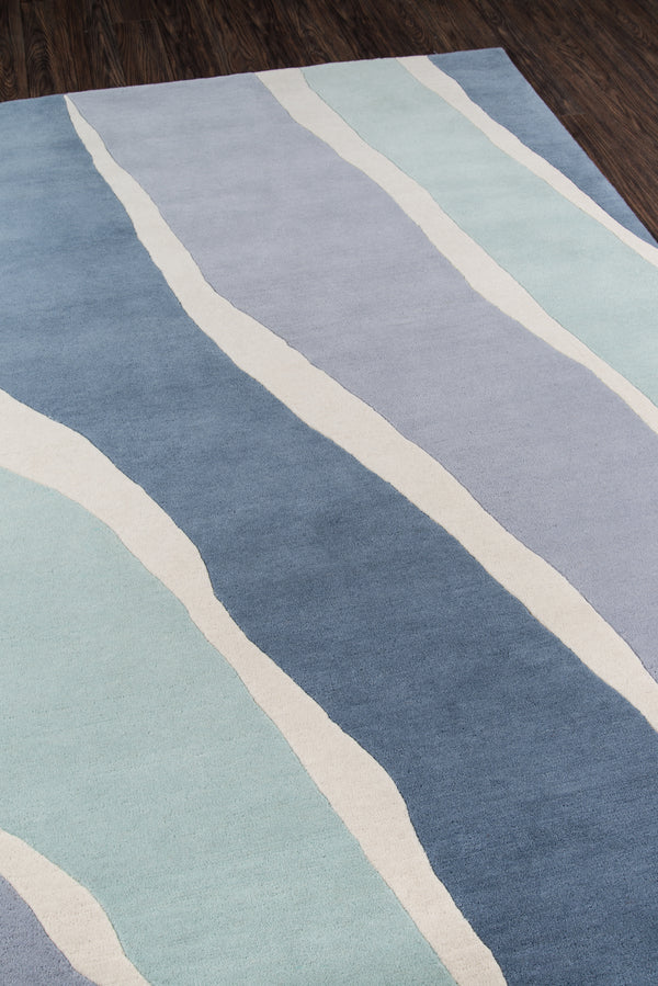 Delmar Rectangle Area Rug - Multicolor Polyester, 9' X 12' - DEL-4 lifestyle