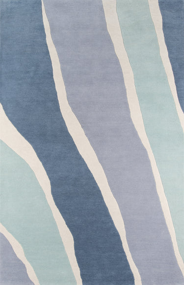 Delmar Blue Area Rug - DEL-4 Hand - Tufted, 5' X 8'