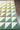 Green area rug 2'3" X 8 - close-up of pattern and texture