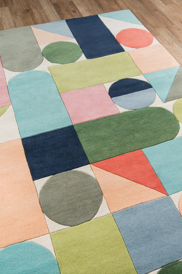 Multi area rug 9' X 12' - close-up of pattern and texture