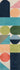 Multi area rug 2'3" X 8 - detail shot showing pile and weave