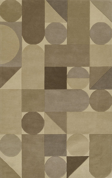 Delmar Neutral Area Rug - DEL-8 Hand - Tufted, 8' X 10'